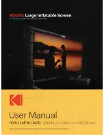 Kodak Large Inflatable Screen User Manual preview