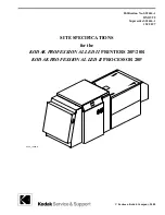 Preview for 1 page of Kodak LED II PRINTER 20R - SITE Specifications