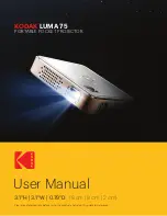 Kodak Luma 75 User Manual предпросмотр