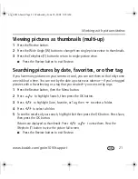 Preview for 21 page of Kodak M1093 - EASYSHARE IS Digital Camera Quick Start Manual