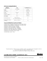 Preview for 6 page of Kodak M315DP Technical Data Manual