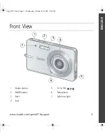 Preview for 9 page of Kodak M873 - Easyshare Zoom Digital Camera Getting Started Manual