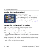 Preview for 18 page of Kodak M893 - EASYSHARE IS Digital Camera User Manual