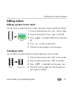 Предварительный просмотр 19 страницы Kodak M893 - EASYSHARE IS Digital Camera User Manual