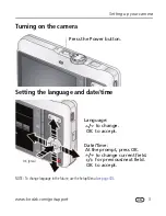 Предварительный просмотр 9 страницы Kodak MD41 - EasyShare 12.0MP Digital Camera Extended User Manual