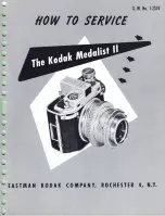 Kodak Medalist II How To Service preview