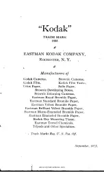 Preview for 3 page of Kodak No. 2 Folding Autographic Brownie Manual