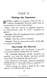 Preview for 15 page of Kodak No. 2 Folding Autographic Brownie Manual