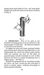 Предварительный просмотр 34 страницы Kodak No. 2 Folding Pocket Brownie User Manual