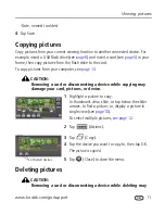 Preview for 17 page of Kodak P520 EASYSHARE Extended User Manual