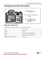 Предварительный просмотр 63 страницы Kodak P712 - Easyshare 7.1MP Digital Camera User Manual