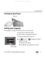 Preview for 3 page of Kodak P720 - EASYSHARE Digital Frame Operation User'S Manual