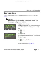 Preview for 13 page of Kodak P720 - EASYSHARE Digital Frame Operation User'S Manual