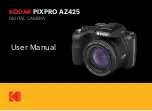 Предварительный просмотр 1 страницы Kodak PIXPRO AZ425 User Manual