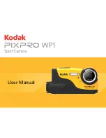 Preview for 1 page of Kodak Pixpro WP1 Sport Camera User Manual