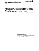 Kodak Professional RFS 2035 Manual preview