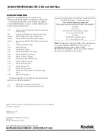 Preview for 16 page of Kodak TRI-X 320 Technical Data Manual