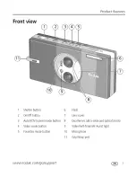 Предварительный просмотр 2 страницы Kodak V570 - EasyShare 5MP Digital Camera User Manual