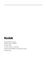 Preview for 2 page of Kodak W820 - EASYSHARE Digital Frame Supplementary Manual