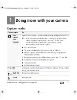 Предварительный просмотр 11 страницы Kodak Z1015 - EASYSHARE IS Digital Camera User Manual