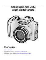 Kodak Z612 - EasyShare 6.1 MP Digital Camera User Manual предпросмотр