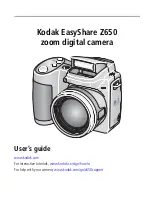 Kodak Z650 - EASYSHARE Digital Camera User Manual предпросмотр