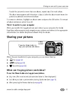 Предварительный просмотр 47 страницы Kodak Z700 - EASYSHARE Digital Camera User Manual