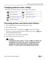 Предварительный просмотр 41 страницы Kodak Z730 - EASYSHARE Digital Camera User Manual