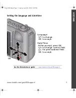 Предварительный просмотр 5 страницы Kodak Z950 - EASYSHARE Digital Camera User Manual