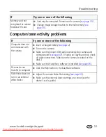 Предварительный просмотр 59 страницы Kodak ZD710 - EASYSHARE Digital Camera User Manual