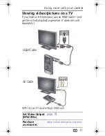 Preview for 17 page of Kodak ZE2 User Manual