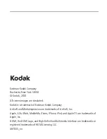 Preview for 2 page of Kodak ZxD Extended User Manual