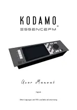 Kodamo EssenceFM User Manual preview