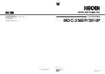 Koden MDC-3510P Operation Manual preview