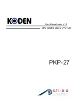 Koden PKP-27 User Manual preview