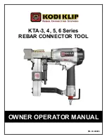 KODI KLIP KTA-3 Series Owner'S/Operator'S Manual предпросмотр