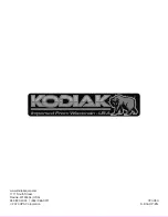 Предварительный просмотр 42 страницы Kodiak K12 Disk 17" Manual