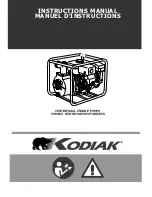 Kodiak PWP2HX Instruction Manual preview
