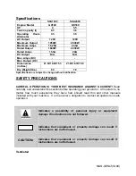 Preview for 3 page of Kodiak SGA1900HX Operating And Maintenance Instructions Manual