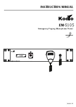 Kodio EM-5105 Instruction Manual предпросмотр