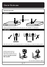 Preview for 3 page of KODU Glacier Bookcase Assembly Manual