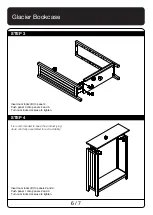 Preview for 6 page of KODU Glacier Bookcase Assembly Manual