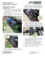 Предварительный просмотр 2 страницы Kody Technologies 1Up Equip-D Installation Instructions