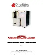 Koehler ADA5000 Operation And Instruction Manual preview