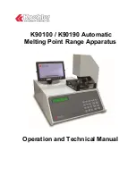 Preview for 1 page of Koehler K90100 Operation And Technical Manual