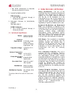 Preview for 12 page of Koehler KV4000 Installation, Operation And Instruction Manual