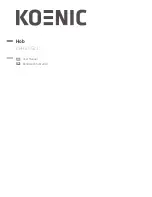 Preview for 1 page of Koenic KBH 26521 User Manual