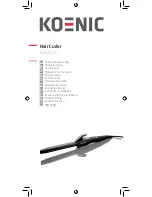 Preview for 1 page of Koenic KHC400 User Manual