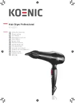 Koenic KHD220 User Manual предпросмотр