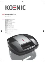 Koenic KSM804 User Manual предпросмотр